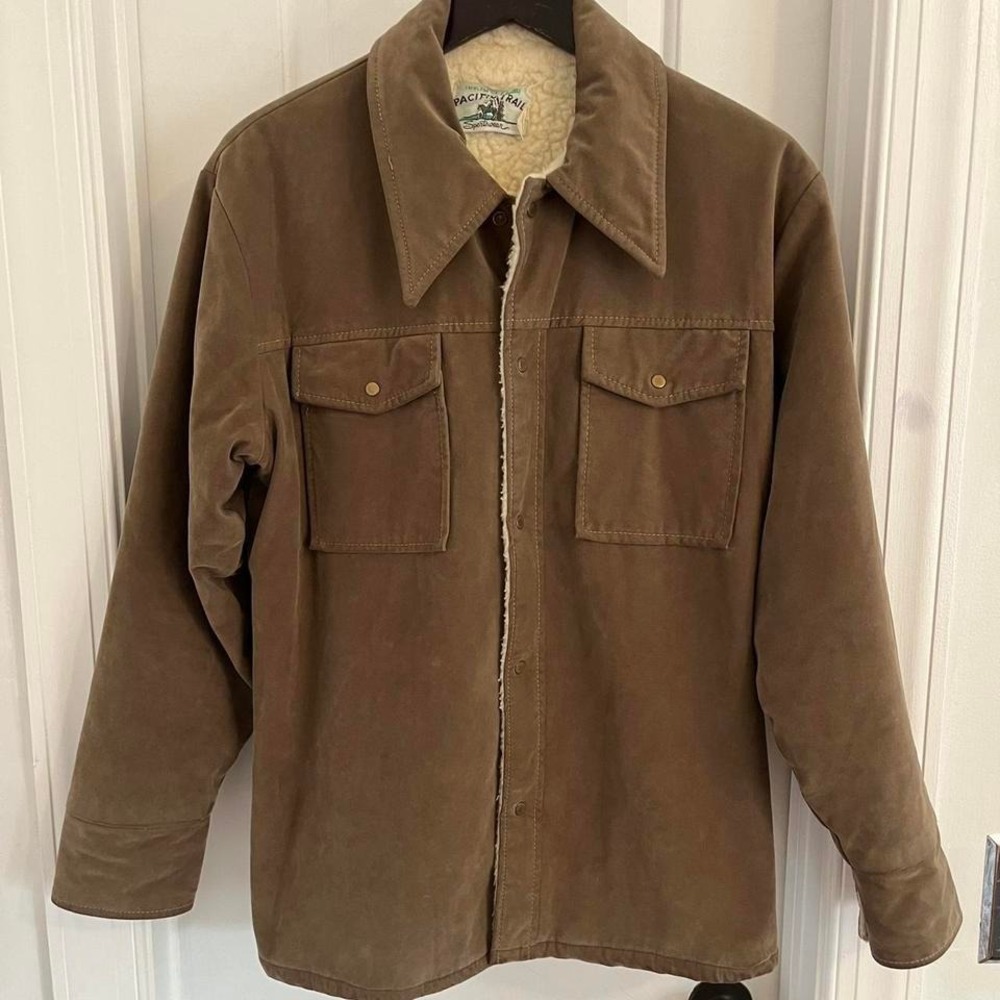 Vintage Sherpa‎ Lined Shacket